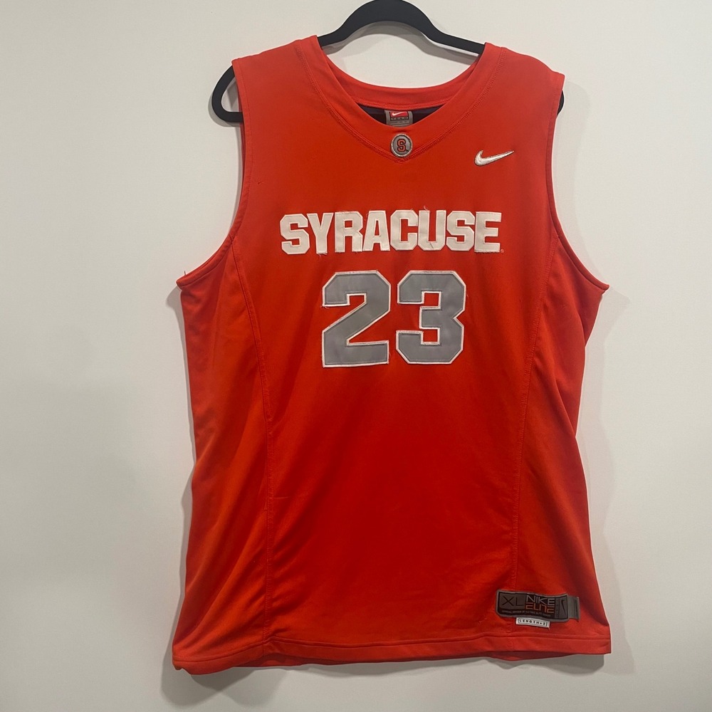 Nike Syracuse Orange Basketball Jersey 23 Nike Elite Team Orange Mens XL +2 Lng